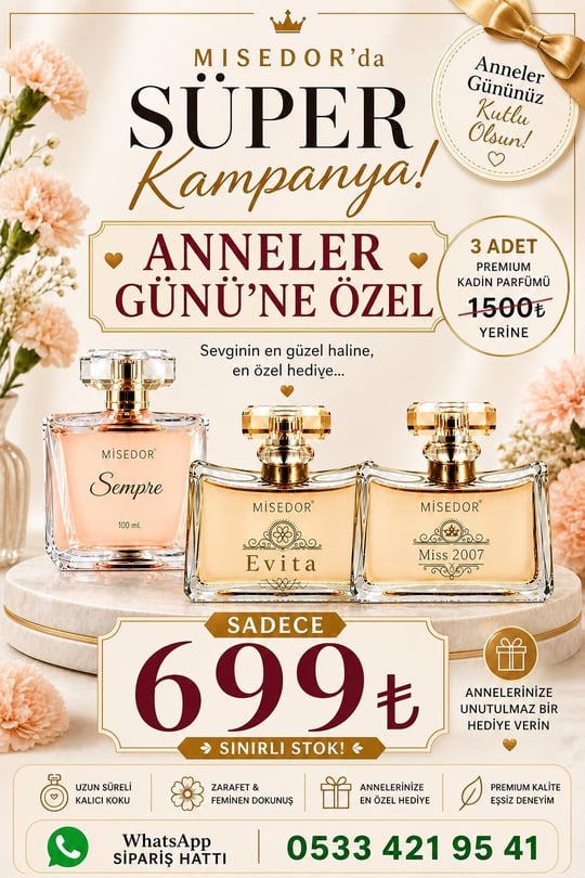Misedor Evita Edp 100 ml Kadın Parfüm | Misedor
