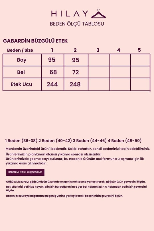 Gabardin Kumaşlı Büzgülü Pamuklu Etek LACİVERT