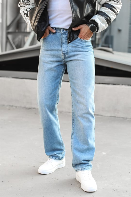 Bol Kesim Basic Jean - Outfit-Man