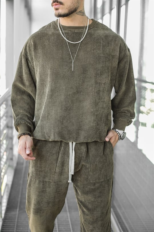 Kadife Oversize Sweatshirt - Outfit-Man