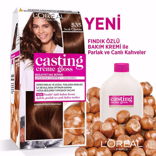 Loreal Paris Saç Boyası Casting Creme Gloss 535 Sıcak Çikolata | Tshop