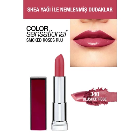 Maybelline New York Ruj Color Sensational Lipstick 340 | Tshop