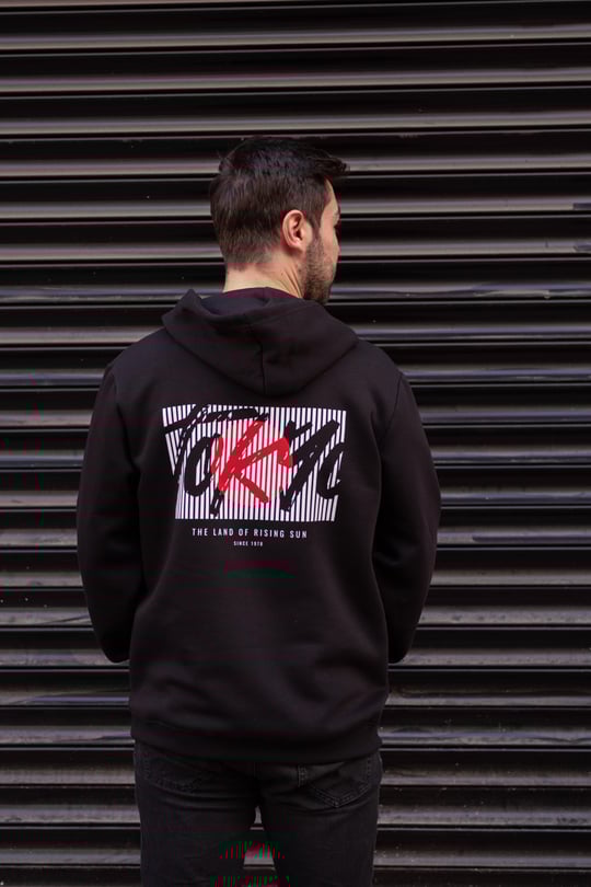 Tokyo Tasar ml ardonlu Kapu onlu Sweatshirt 100 Pamuk