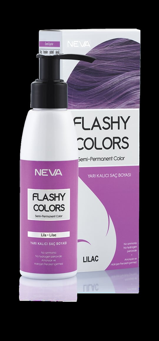 Neva Flashy Colors Yarı Kalıcı Saç Boyası - Lila 100 ml,  Altintepeshop.com'da En Uygun Fiyatlar