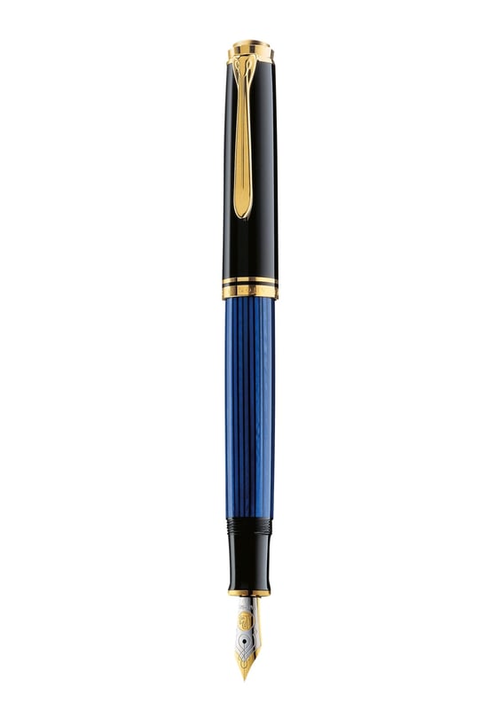 Pelikan SOUVERAN M405 DARK-BLUE 万年筆　字幅F PELİKAN M405 BLUE BLACK FOUNTAIN PEN