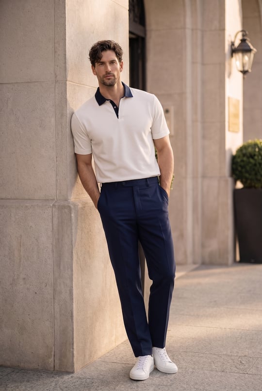 Arthur Regular Fit Nova Pike Kumaş Polo Yaka T-Shirt - Beyaz