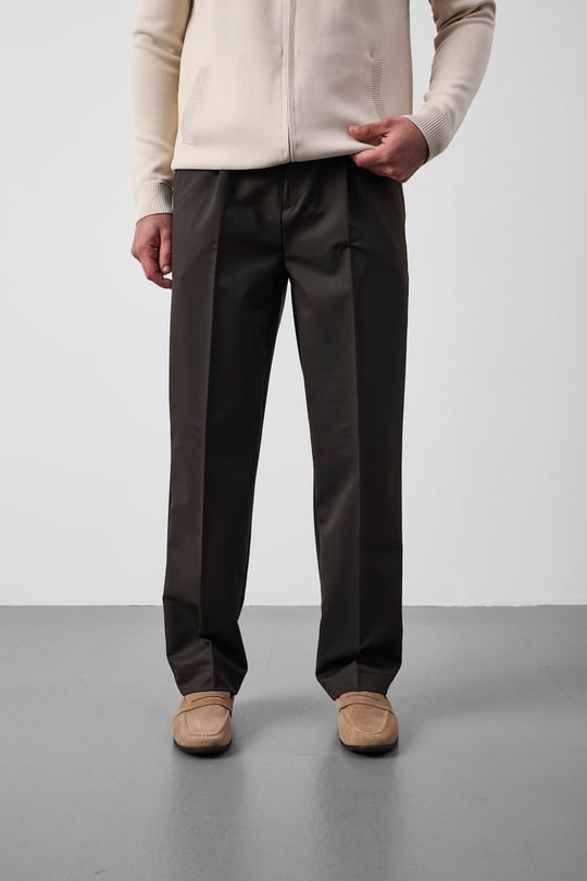 Marlon Premium Regular Fit Kumaş Erkek Pantolon - Kahve