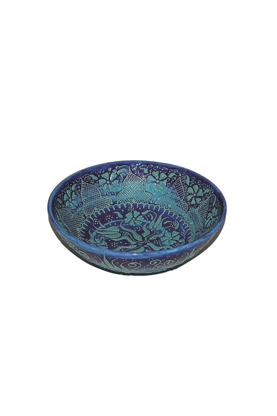 Rimini Large Dark Blue Melamine Serving Bowl