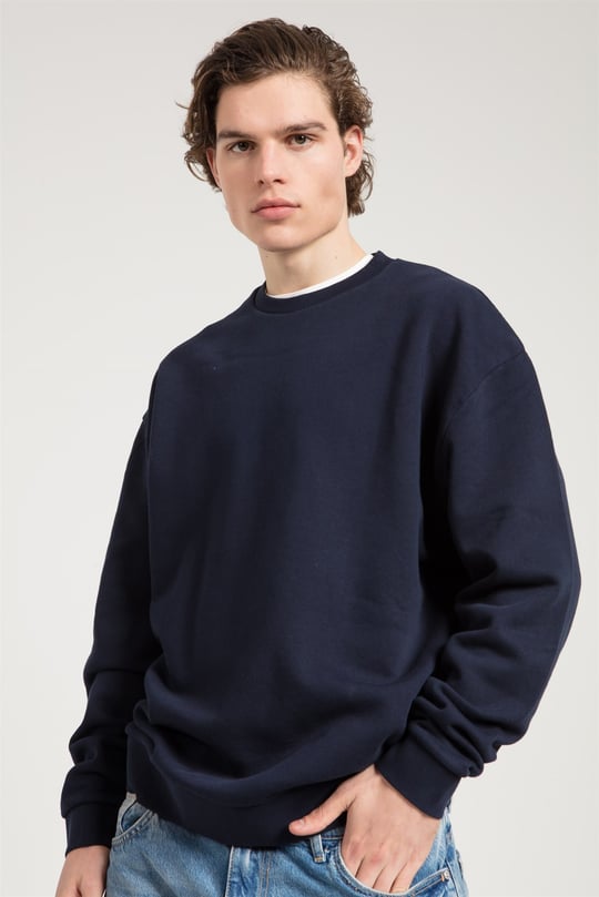 ASOS DESIGN oversized sweatshirt in black