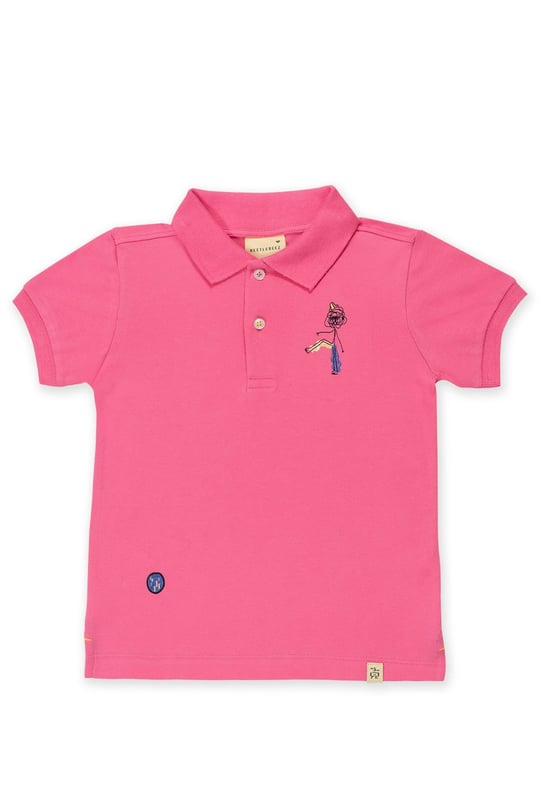 Çocuk Polo Yaka T-shirt | Organik Çocuk Giyim | Eğlenceli Çocuk Kıyafetleri  | Çocuk Giyim Modası | Beetle Beez