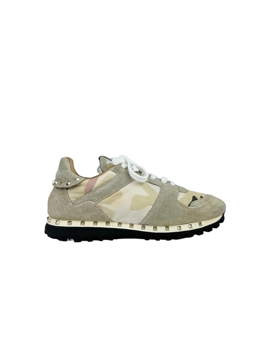 VALENTINO CAMOUFLAGE ROCKSTUD SNEAKERS