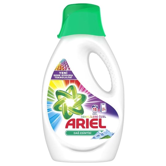 Ariel 15 Yıkama Sıvı Çamaşır Deterjanı Dağ Esintisi Renkliler İçin İstanbul  İçi Online Siparişle Kapında - Üçler Market