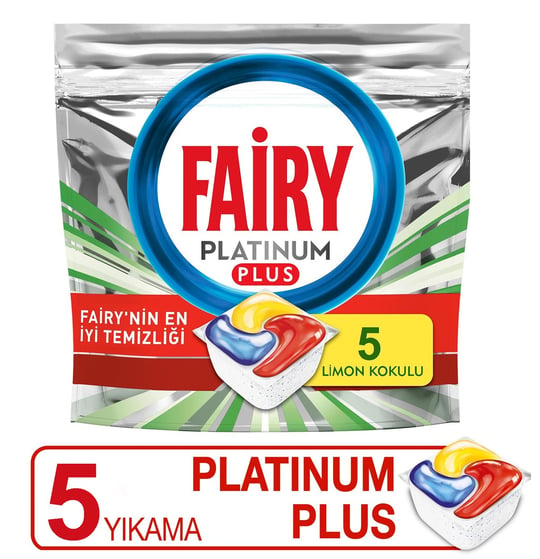 Fairy Platinum Hijyen Elde Yıkama Bulaşık Deterjanı 1500 Ml. Limon Kokulu