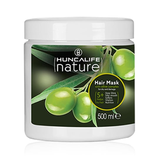 Huncalife Nature Zeytinyağlı Saç Bakım Maskesi 500 ml - Hunca Shop