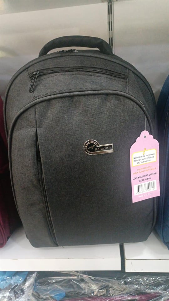 yağmur suyuna dayanıklı notebook bölmeli okul sırt çantası