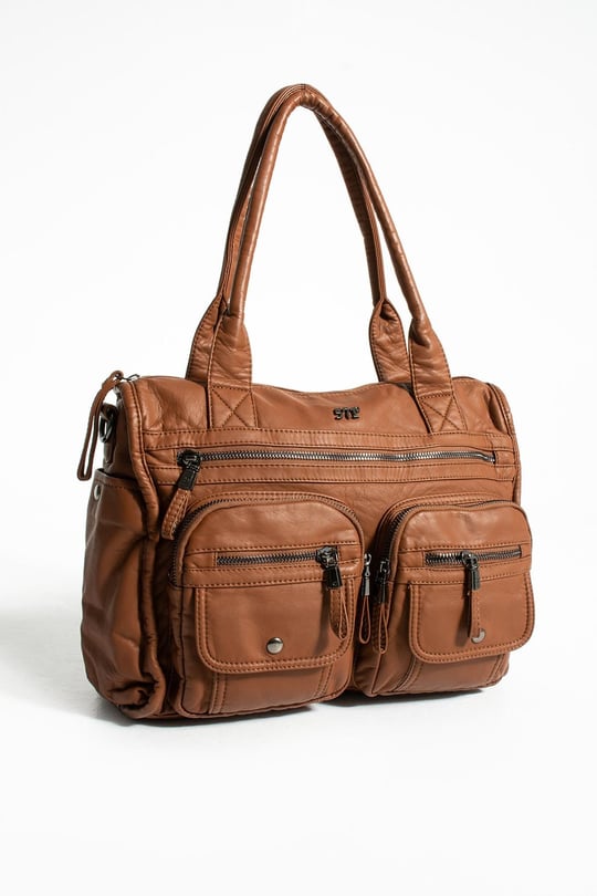 Suni Deri Omuz Çantası Siyah (Model: 571-13-10P)