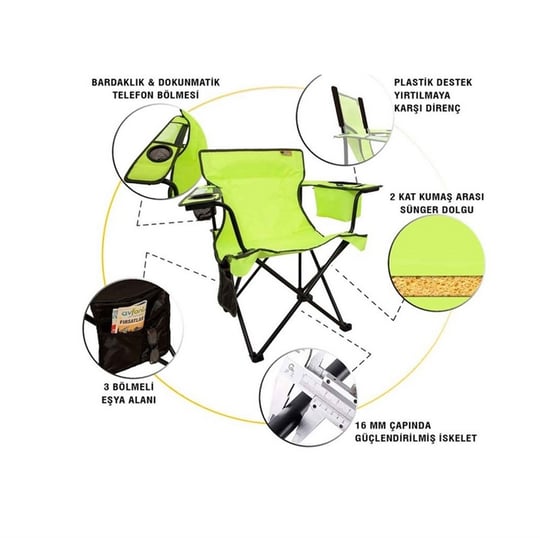 kamp-sandalyesi-katlanabilen-buzluk-bolmeli-ve-cep-telefon-cepli-neon -sari-tr