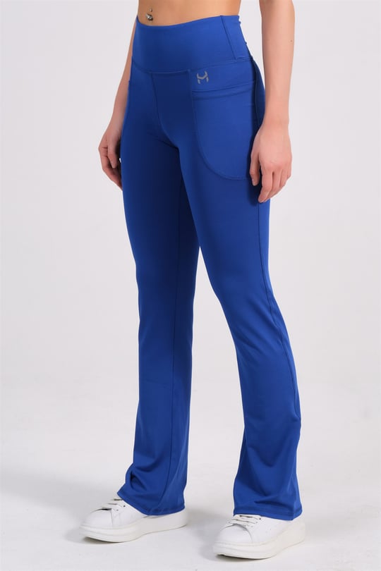 SOPHIE Black High Rise Leggings With Pockets