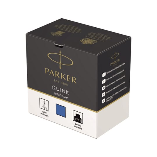 Parker Quink Ink Bottle, Black, 57 ml (1950375)