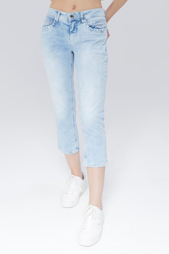 VALERIE TAYLOR Kad n Du uk Bel Regular Fit Jean Kapri Pantolon 2405474
