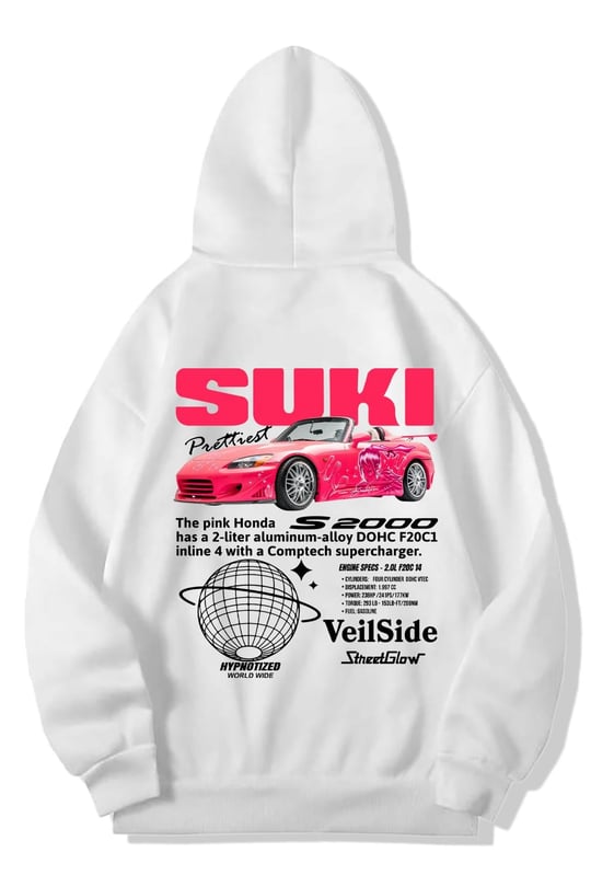 BRZ Collection Unisex Oversize Fast and Furious Suki Hoodie Siyah