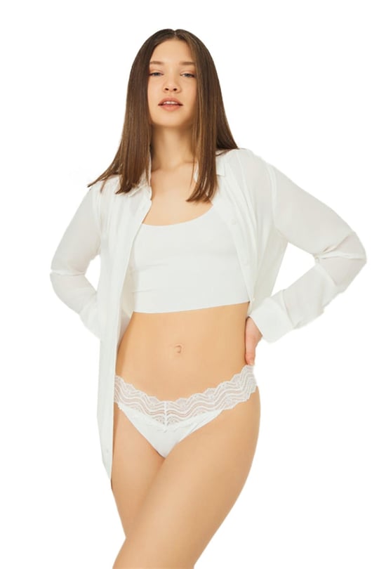 Women Brazilian Panty with Cottonhill Logo Rhinestone Waistband CH6072 -  Cottonhill - Wholesale B2B - The SHOwP