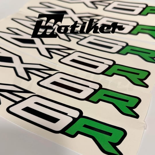 Kawasaki ZX4R Yazı Logo Sticker Etiket Modeli