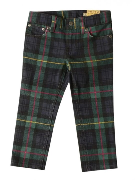 Ralph Lauren Skinny Pantolon Ekose