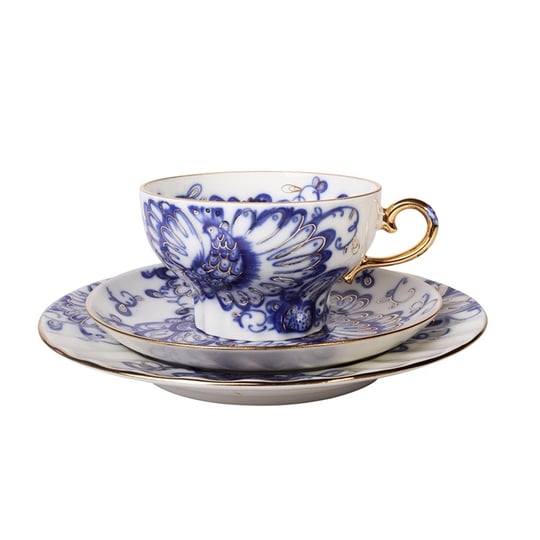 IMPERIAL PORCELAIN Çay Fincanı 235 ml & Pasta Tabağı 18 cm Trio