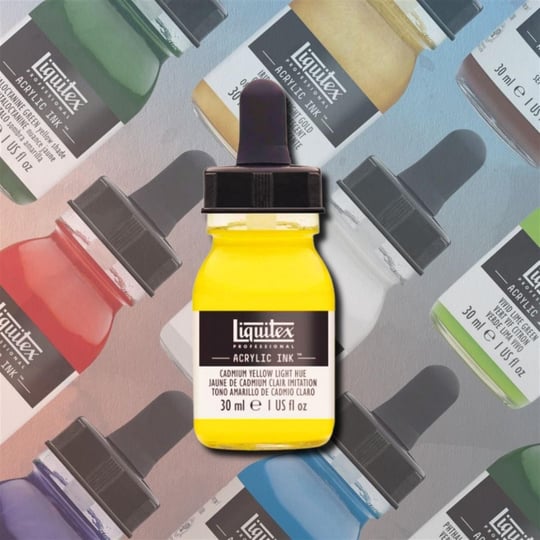 Liquitex Professional Acrylic Ink - 30 mL, Fluorescent Yellow
