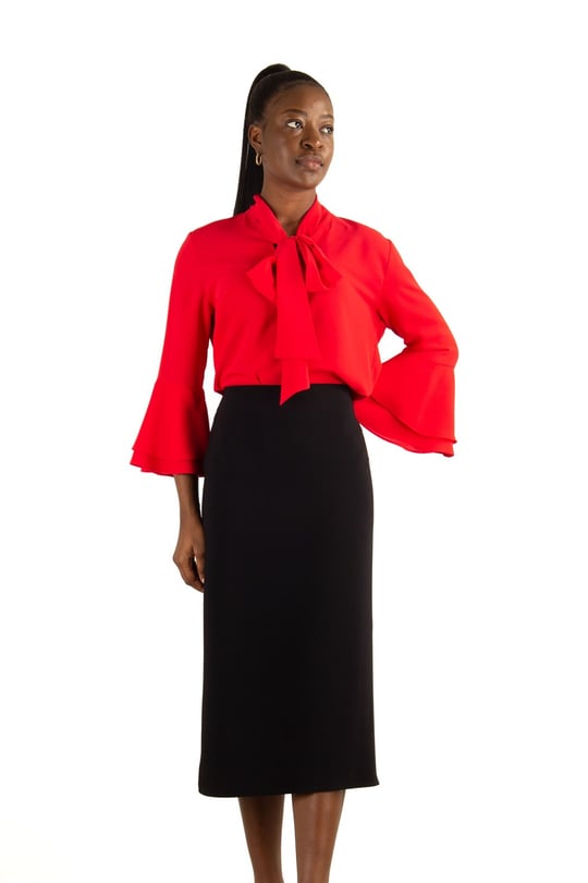 Classic Pencil Skirt - Black - Wholesale Womens Clothing Vendors For  Boutiques