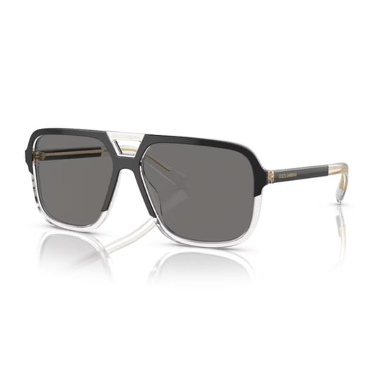 Dolce Gabbana DG 4354 50187 58 Erkek Siyah Kare Güneş Gözlüğ