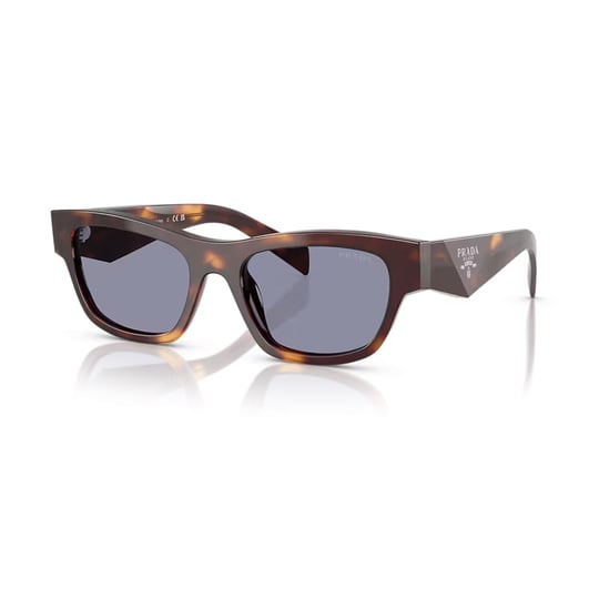 Prada PR B09S 15W03N 54 Unisex Oval Kırçıllı Kahverengi Kemi