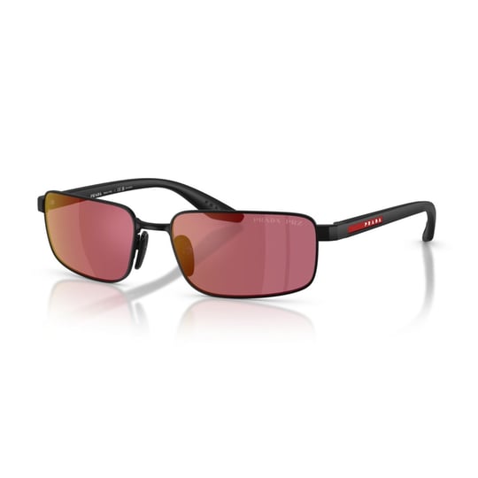 Prada PS B54S 1AB08Z 59 Linea Rossa Erkek Siyah Metal Dikdör
