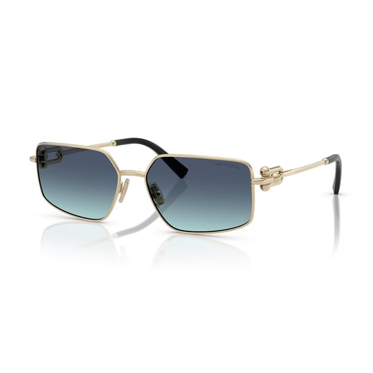 Tiffany Co. TF 3111 6021S4 58 Unisex Dikdörtgen Gold Metal G