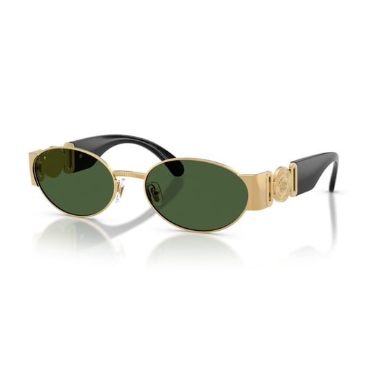 Versace VE 2299 100280 56 Unisex Oval Gold Metal Güneş Gözlüğü