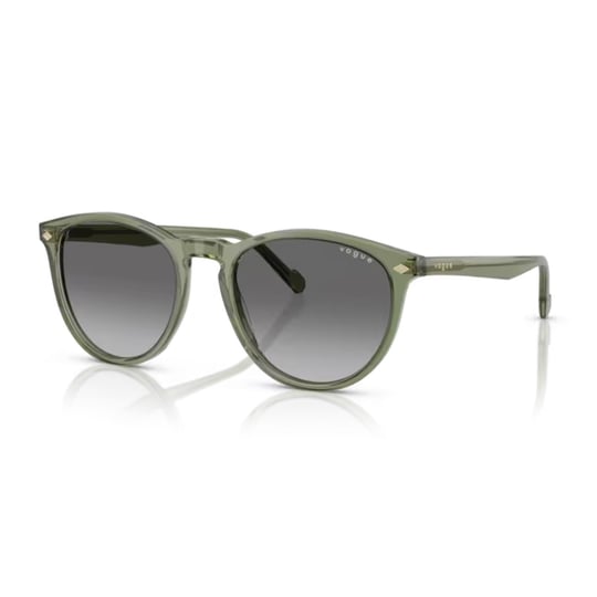 Vogue VO 5599S 31894Y 53 Polarize Unisex Oval Şeffaf Kahvere