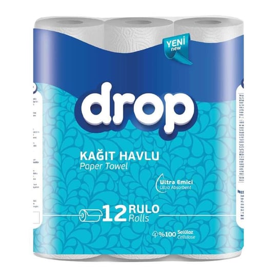 Drop 2 Katlı Kağıt Havlu 12'Li - Onur Market