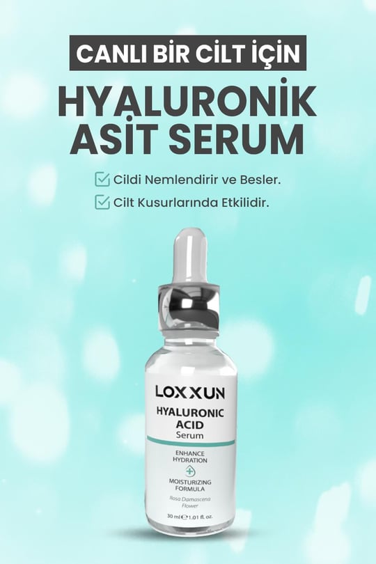 Hyaluronik Asit Serum - Loxxun Kozmetik