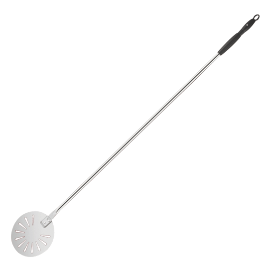 Abm Delikli Pizza Küreği, 40 Cm, Alüminyum, Sap 110 Cm | iles.com.tr