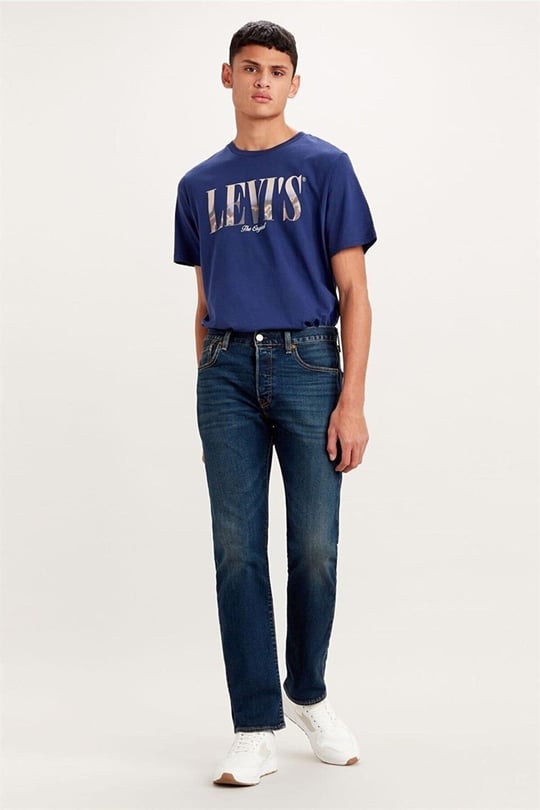 Levi's Erkek Lacivert Regular Fit 501 Jean - 00501-3061