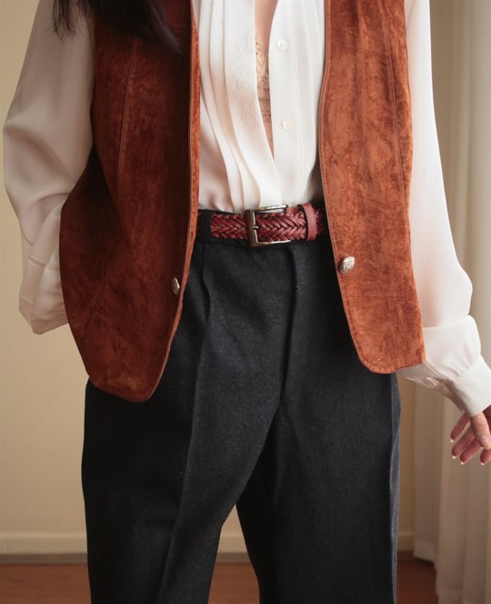 Angelo Litrico %65 Yün Classical Vintage Pantolon