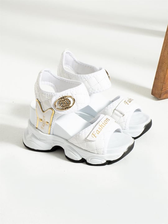 Beyaz Kadın Sneakers Sandalet