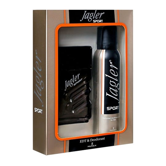 Jagler Black Edt Parfüm 90ml + Jagler Black Deodorant 150ml - Platin