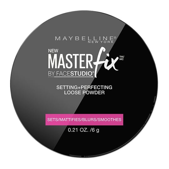 Maybelline New York Master Fix Setting+Perfecting Transparan Pudra - Platin