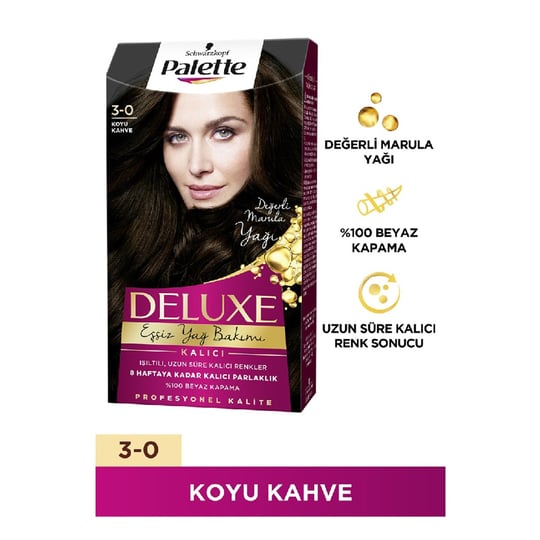 Palette Deluxe Set Boya Koyu Kahve 3-0 - Platin
