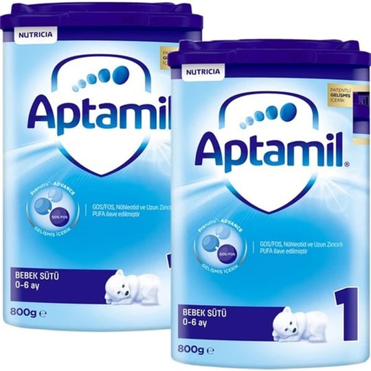 Aptamil 1 Bebek Sütü 800 gr 0-6 Ay 2'li - Minimoda