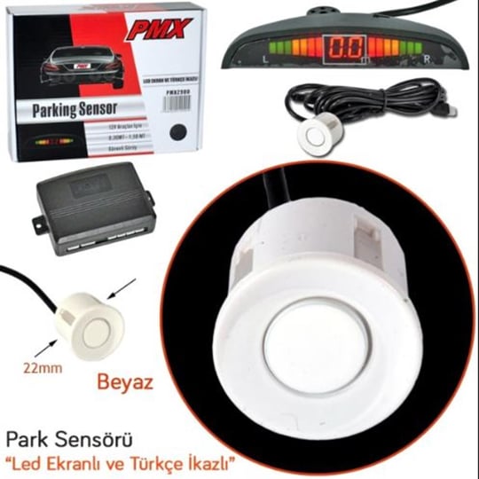 Park Sensörü Ekranlı Sesli Ön Arka 19mm 6'lı Kod:0015801 - Suslen Oto