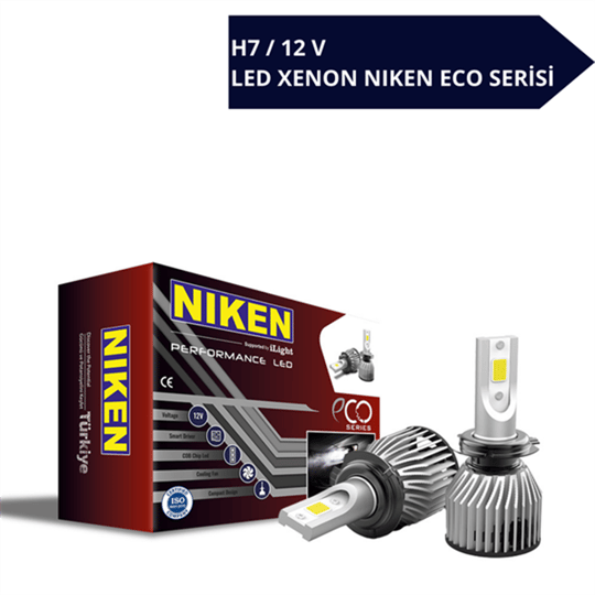 Led Zenon H7 Eco Serisi Niken 12v Kod:0120040401 - Liman Oto