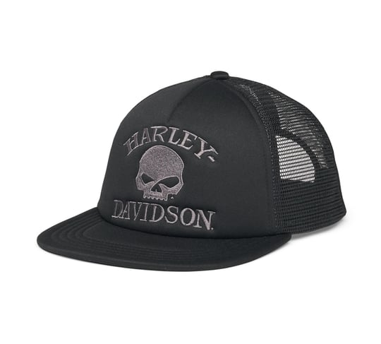 Willie G Skull Siyah Erkek Şapka - Harley Davidson Shop